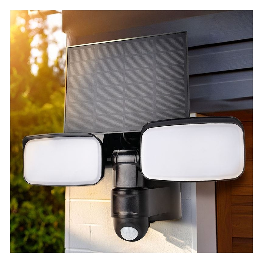 LED solcelle-reflektor med sensor LED/9W/3,7V 3600 mAh IP54