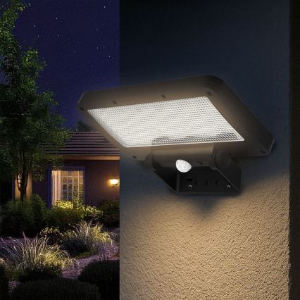 LED solcelleprojektør med sensor LED/5W/3,7V 1500 mAh IP54