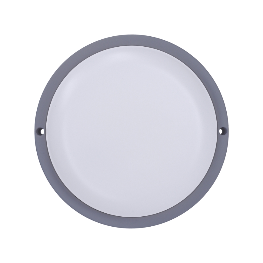 Udendørs LED væglampe LED/13W/230V 4000K IP54 grå rund
