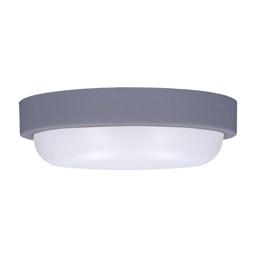 Udendørs LED væglampe LED/13W/230V 4000K IP54 grå rund