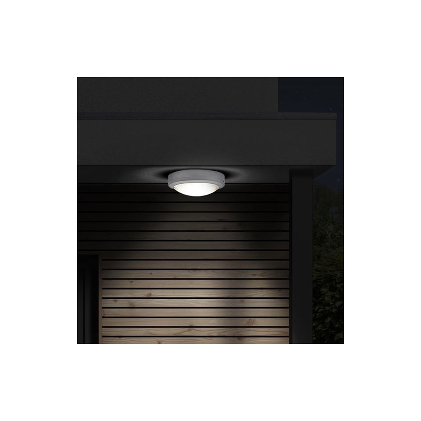 Udendørs LED loftlampe SIENA LED/13W/230V IP54 diameter 17 cm hvid