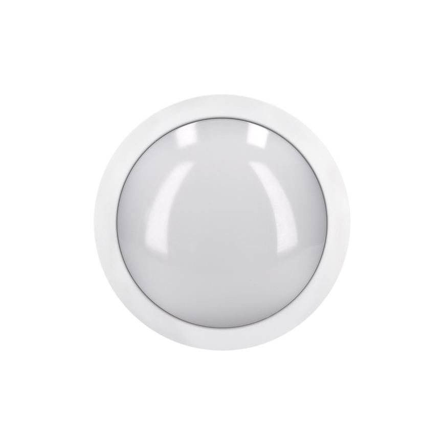 Udendørs LED loftlampe SIENA LED/13W/230V IP54 diameter 17 cm hvid