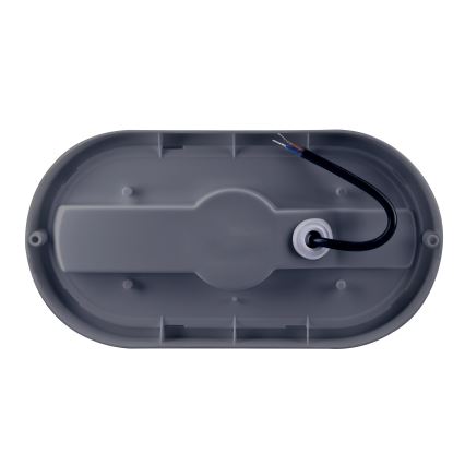 Udendørs LED væglampe LED/20W/230V 4000K IP54 grå oval