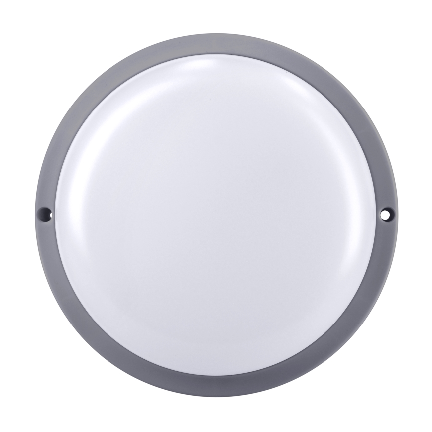 Udendørs LED væglampe LED/20W/230V 4000K IP54 grå rund