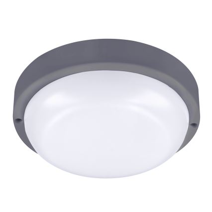 Udendørs LED væglampe LED/20W/230V 4000K IP54 grå rund