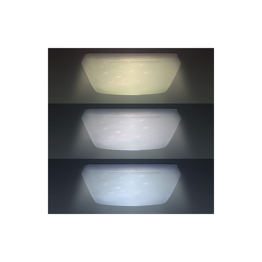 LED loftlampe dæmpbar STAR LED/24W/230V + fjernbetjening