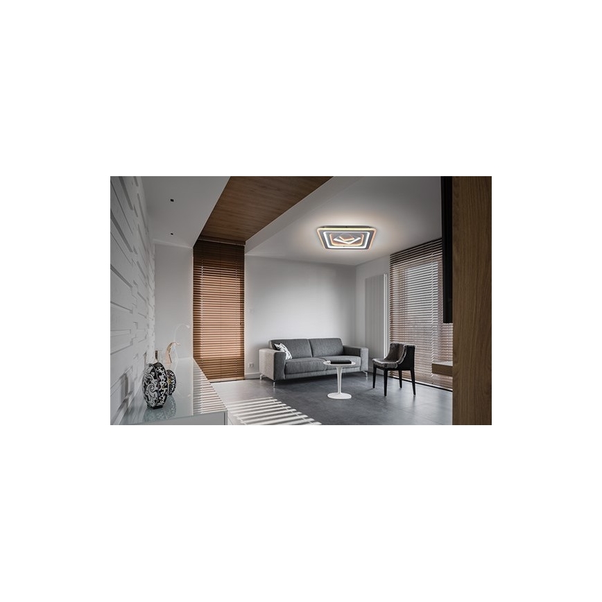 LED lysdæmper loftslampe TREVISO LED/48W/230V + Fjernbetjening