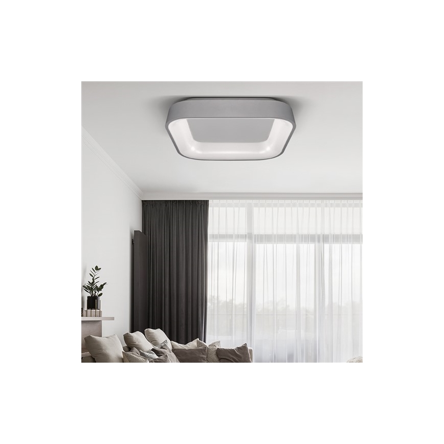 LED lysdæmper loftslampe TREVISO LED/48W/230V + Fjernbetjening
