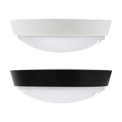 LED udendørs væglampe med sensor 2-i-1 LED/20W/230V 3000/4000/6500K IP65 Ø 22 cm