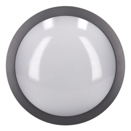 Udendørs LED loftlampe med sensor SIENA LED/20W/230V 4000K diameter 23 cm IP54