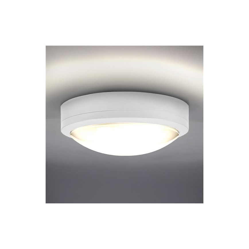 Udendørs LED loftlampe SIENA LED/20W/230V IP54 diameter 23 cm hvid