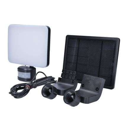 LED Soldrevet projektør med bevægelsessensor LED/11W/3,7V 4400mAh 3000K/4000K/6500K IP54