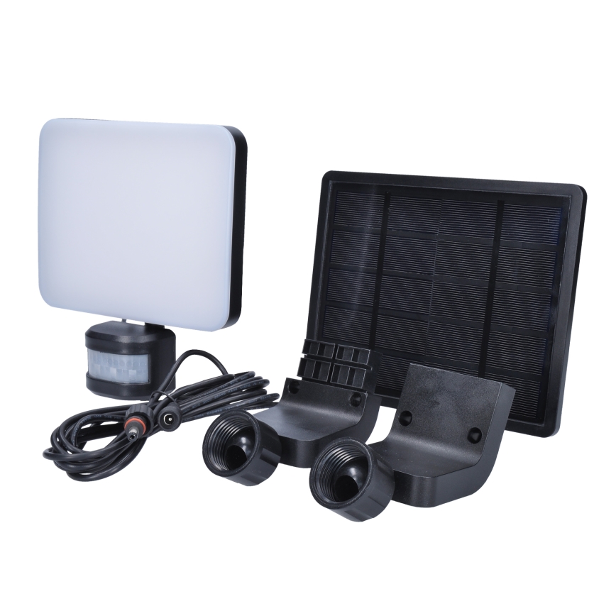 LED Soldrevet projektør med bevægelsessensor LED/11W/3,7V 4400mAh 3000K/4000K/6500K IP54