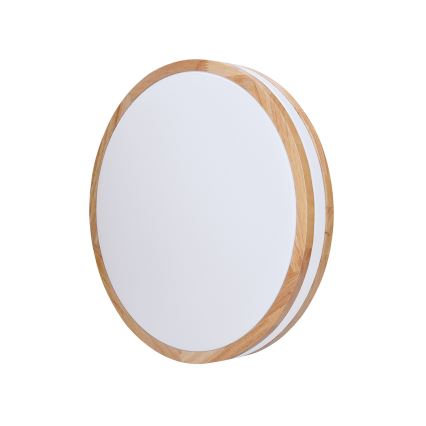 LED loftlampe dæmpbar WOODY LED/48W/230V 3000-6500K eg diameter 38 cm + fjernbetjening
