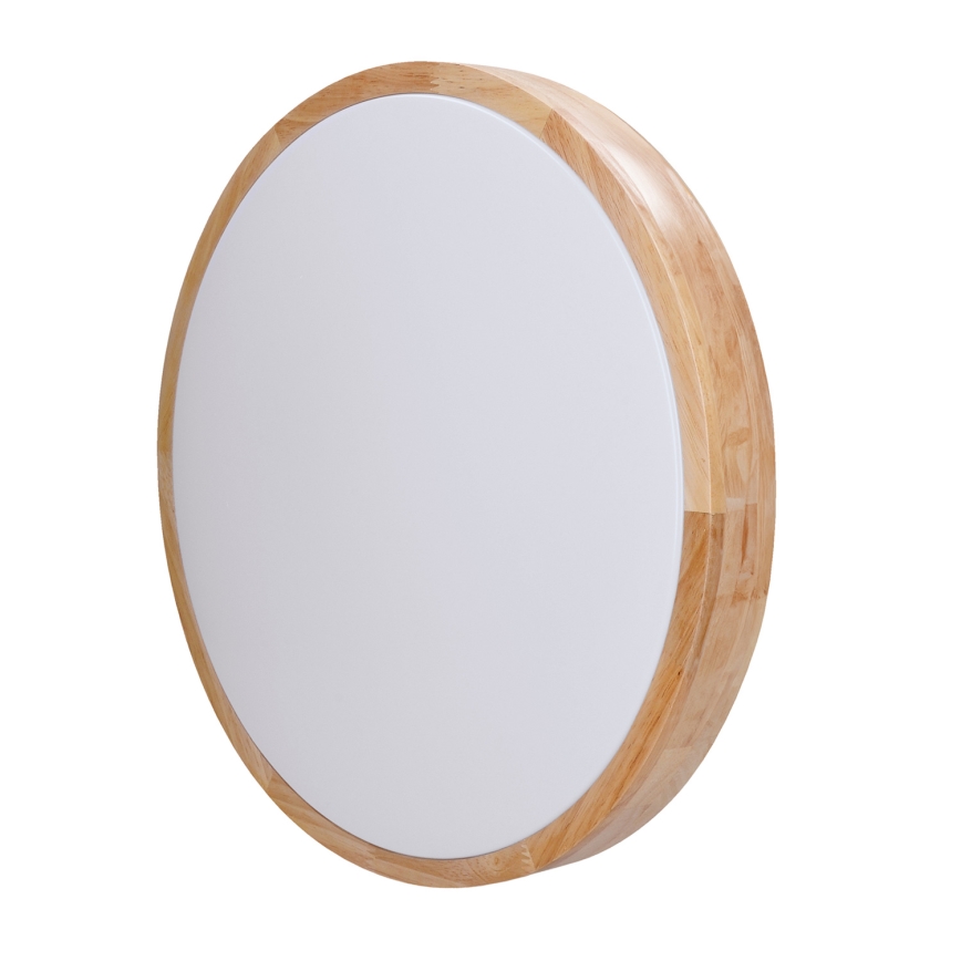 LED loftlampe dæmpbar SOLID OAK LED/60W/230V 3000-6500K eg diameter 51 cm + fjernbetjening
