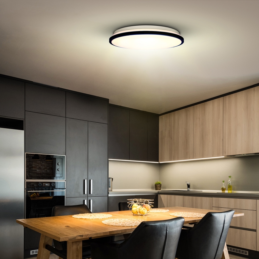 LED loftlampe dæmpbar JAMIL LED/48W/230V 3000-6500K sort + fjernbetjening