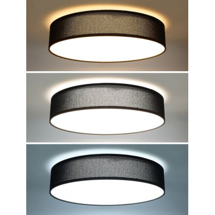 LED loftlampe dæmpbar PENLEY LED/48W/230V 3000-6500K diameter 40 cm sort + fjernbetjening