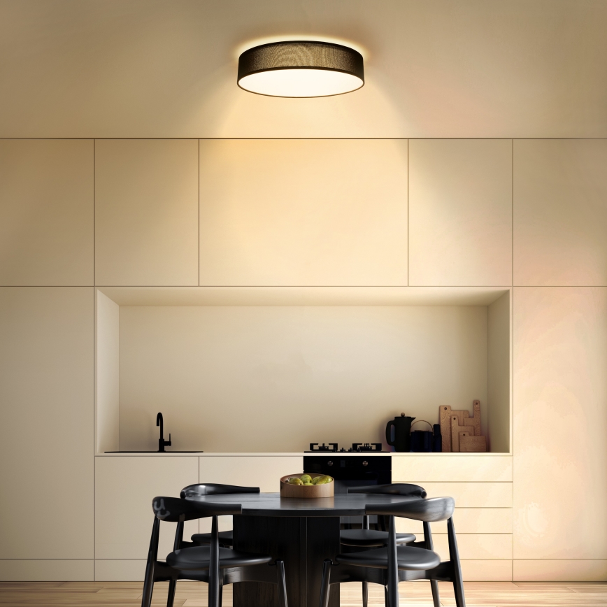 LED loftlampe dæmpbar PENLEY LED/48W/230V 3000-6500K diameter 40 cm sort + fjernbetjening