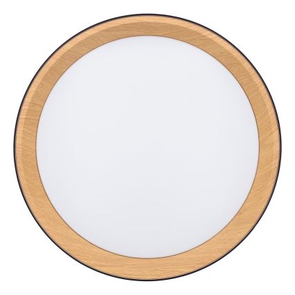 LED loftlampe dæmpbar LARIOS LED/48W/230V 3000-6500K diameter 39 cm sort + fjernbetjening