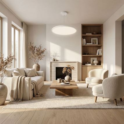 LED dæmpbar loftpendel, overflademonteret LED/40W/230V 3000-6500K + fjernbetjening