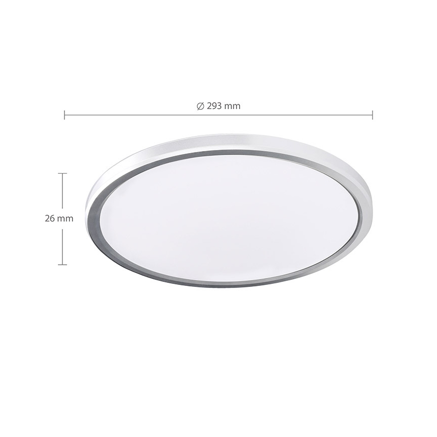 LED-badeværelsesloftlampe ACATE LED/24W/230V 3000/4000/6000K Ø 29,3 cm IP54