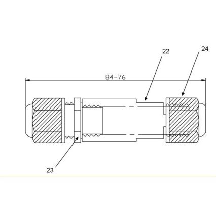 Kabelforbindelse 450V AC/10A IP68