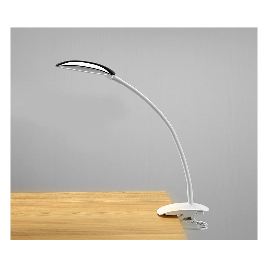 LED bordlampe dæmpbar base og klips LED/5W/230V