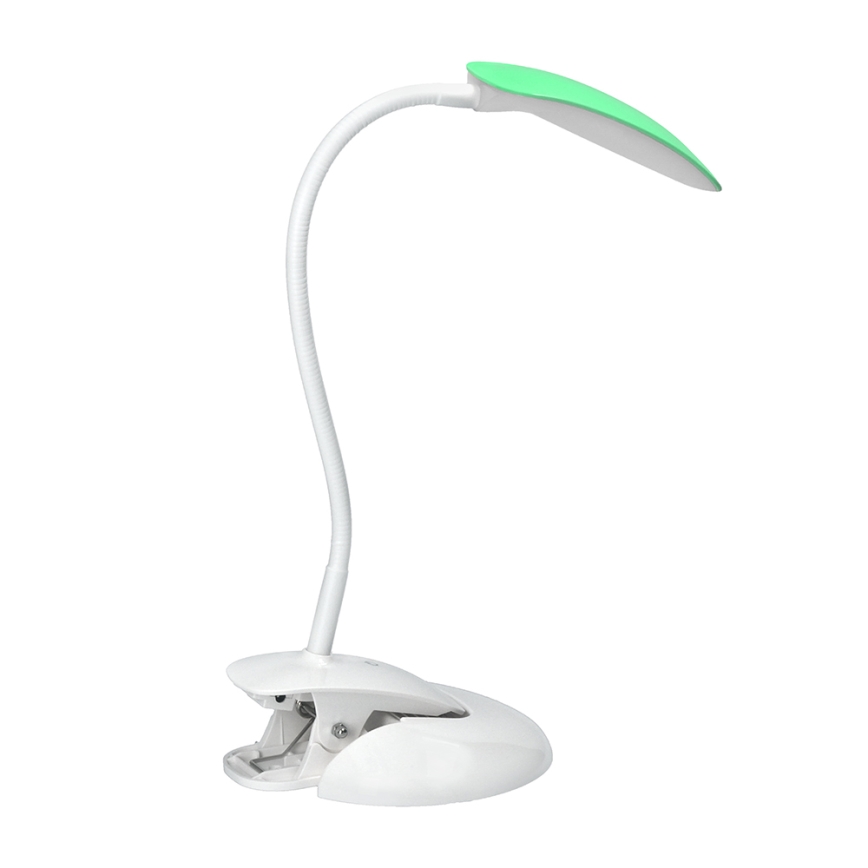 LED bordlampe dæmpbar base og klips LED/5W/230V