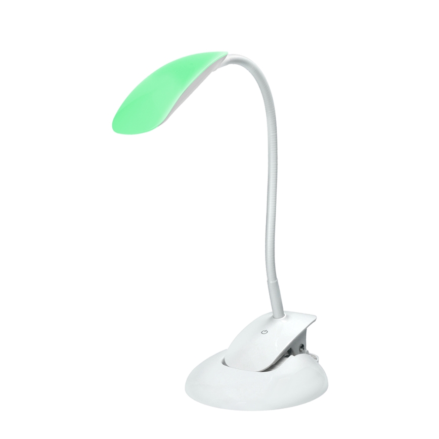 LED bordlampe dæmpbar base og klips LED/5W/230V