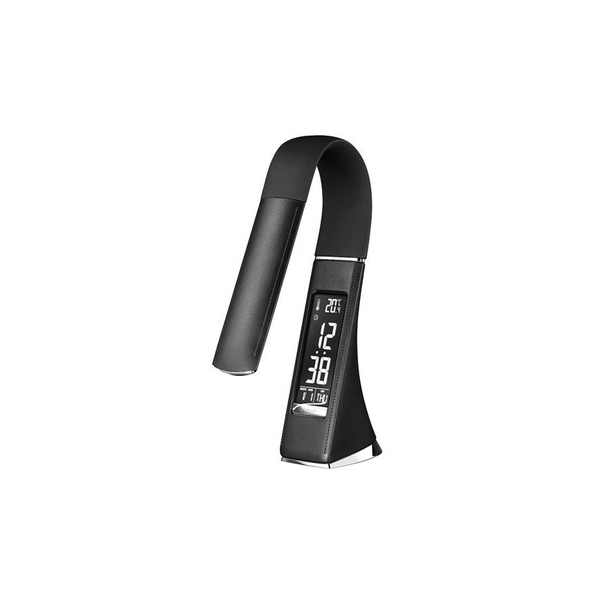 LED bordlampe med display dæmpbar LED/6W/230V sort