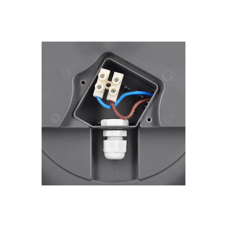 Udendørs LED loftlampe LED/13W/230V IP54 antracitgrå