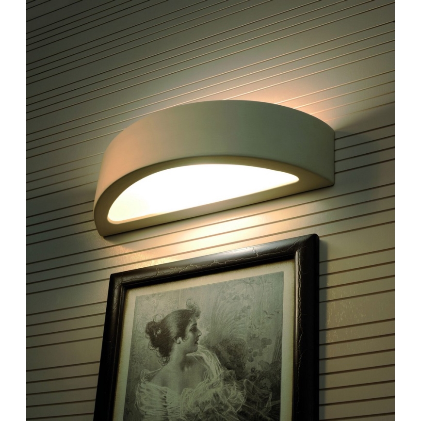 Væglampe ATENA 1xE27/60W/230V 40,5 cm hvid