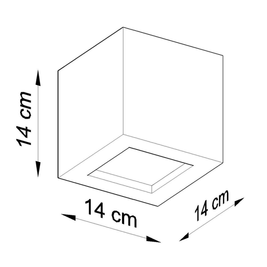 Væglampe LEO 1xE27/60W/230V hvid