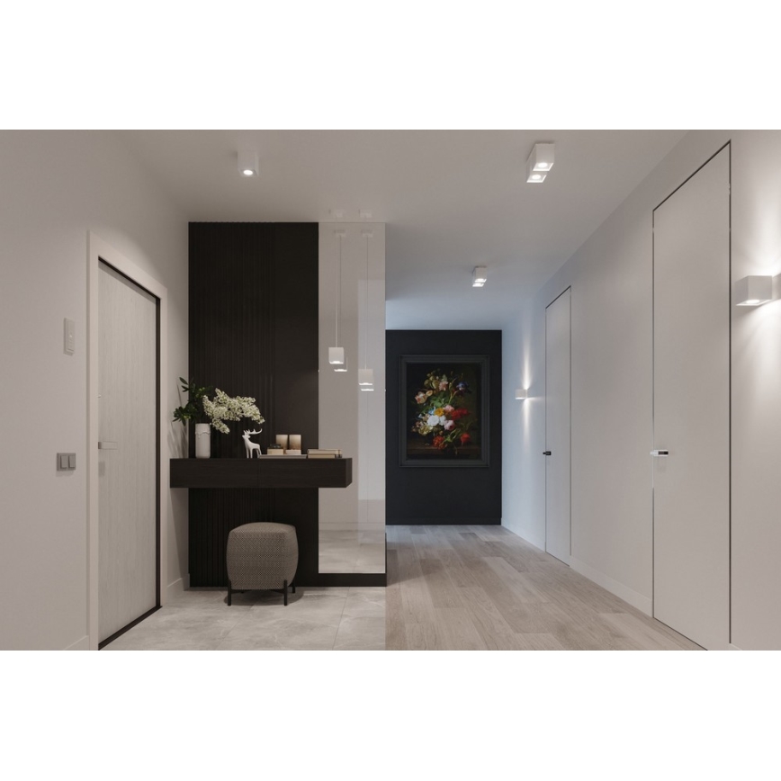 Spotlampe QUAD 1 1xGU10/10W/230V hvid