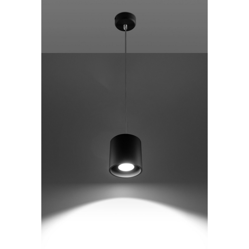Sollux SL.0051 - Pendel ORBIS 1 1xGU10/40W/230V sort