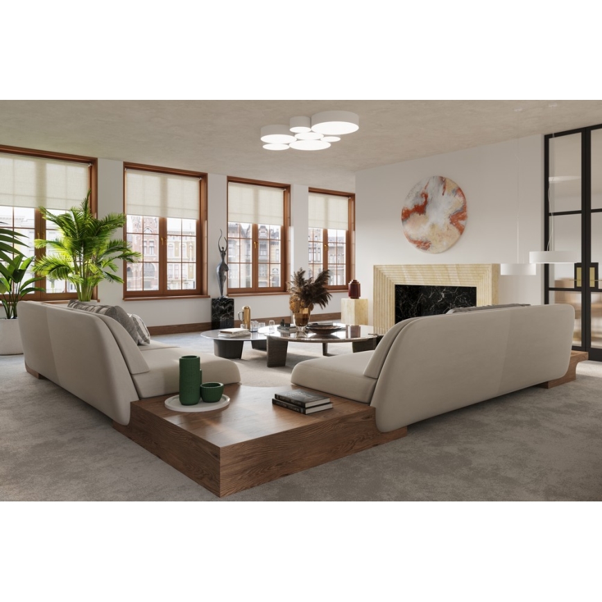 Sollux SL.0123 - Loftlampe ARENA 35 2xE27/60W/230V hvid
