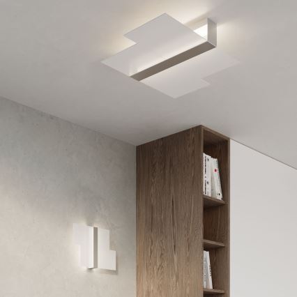 Væglampe MASSIMO 2xG9/40W/230V hvid/skinnende krom