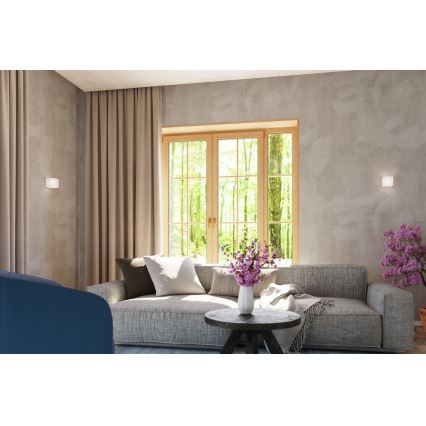 Vægspot RICO 1xG9/40W/230V glas/hvid