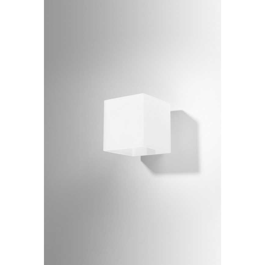 Vægspot RICO 1xG9/40W/230V glas/hvid