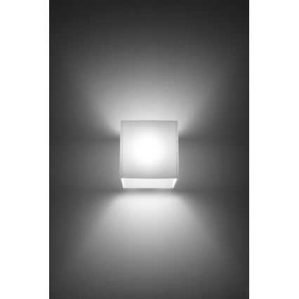 Vægspot RICO 1xG9/40W/230V glas/hvid