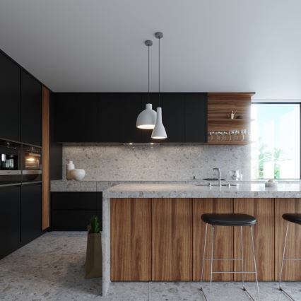 Loftlampe på kabel DAMASO 1xE27/60W/230V beton