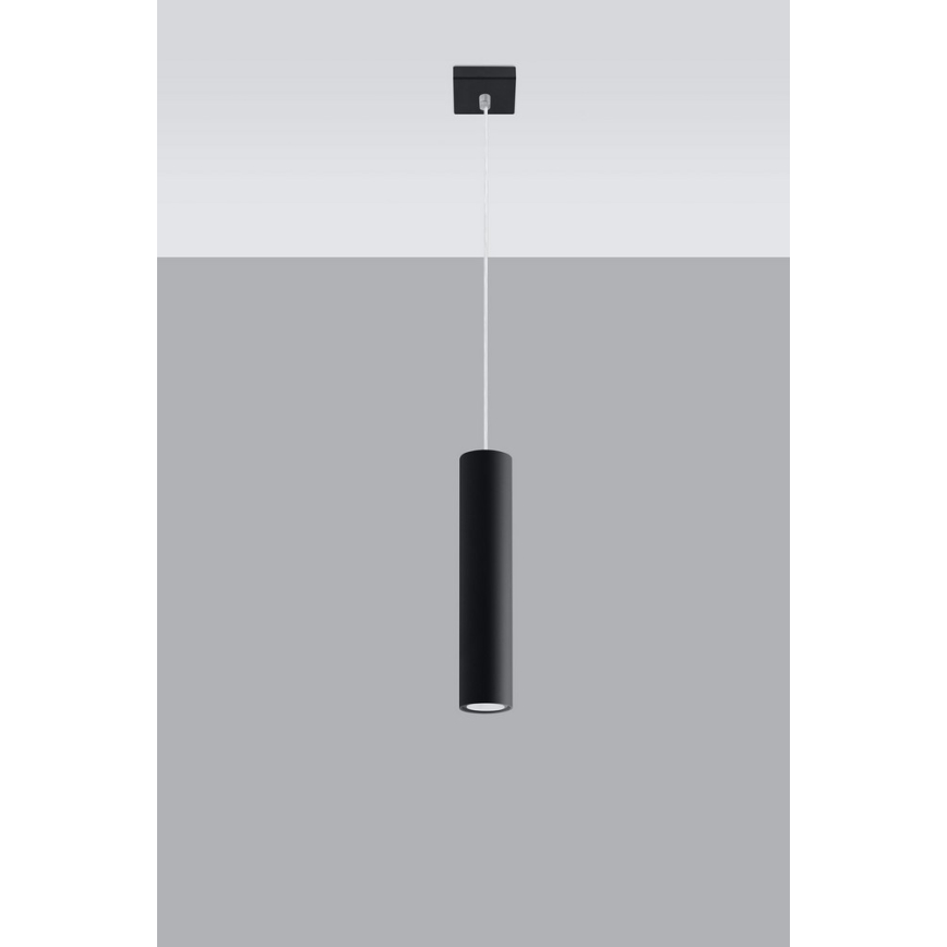 Pendel LAGOS 1 1xGU10/10W/230V sort