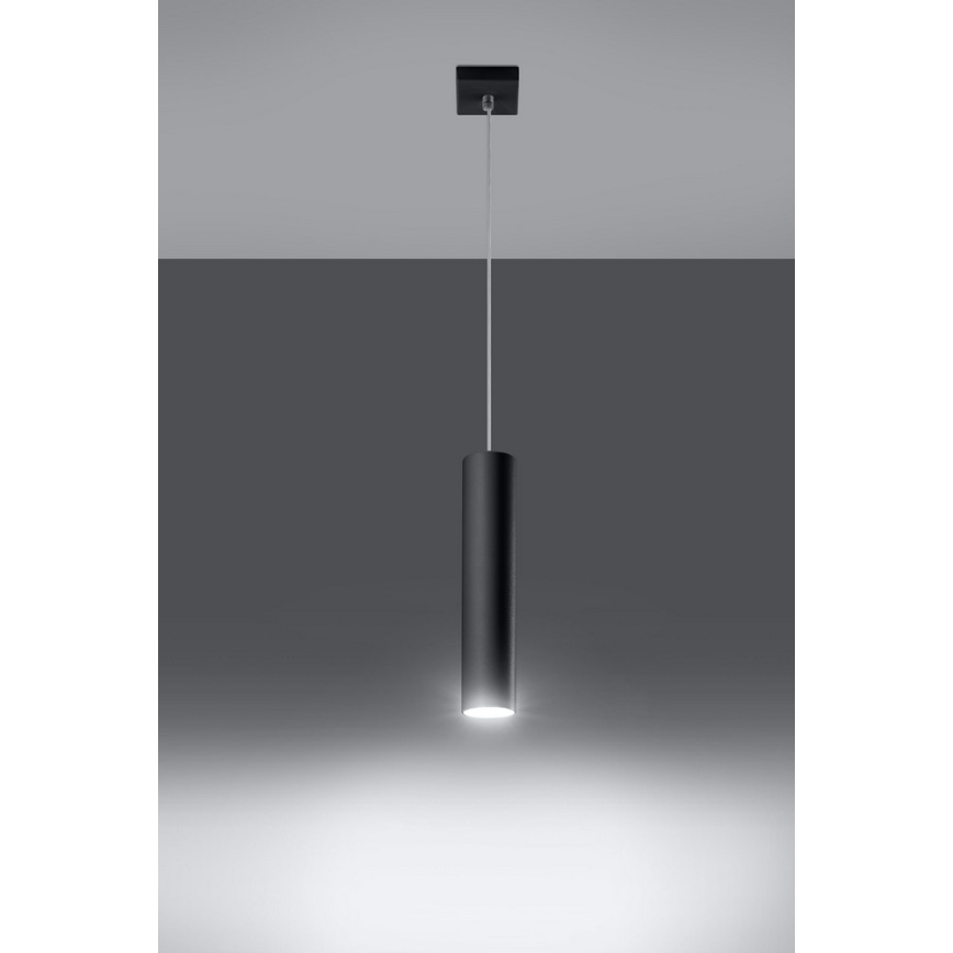 Pendel LAGOS 1 1xGU10/10W/230V sort