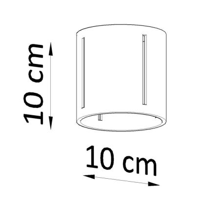 Sollux SL.0357 - Loftlampe INEZ 1xG9/40W/230V grå