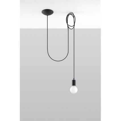 Pendel EDISON 1 1xE27/60W/230V edderkop sort