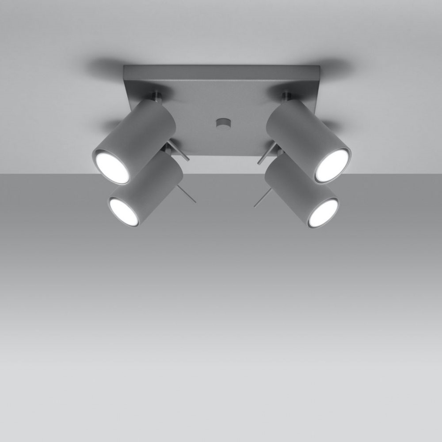 Loftspot RING 4xGU10/10W/230V