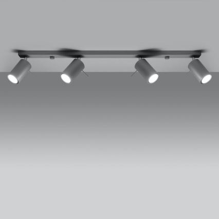 Loftspot RING 4xGU10/10W/230V
