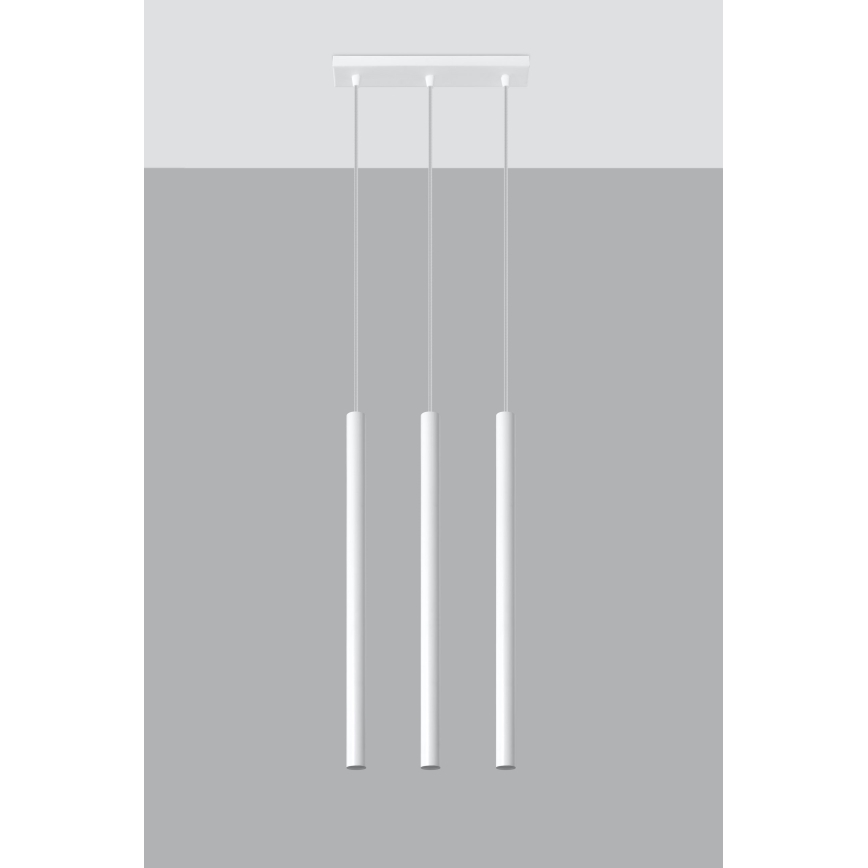 Pendel PASTELO 3xG9/8W/230V hvid
