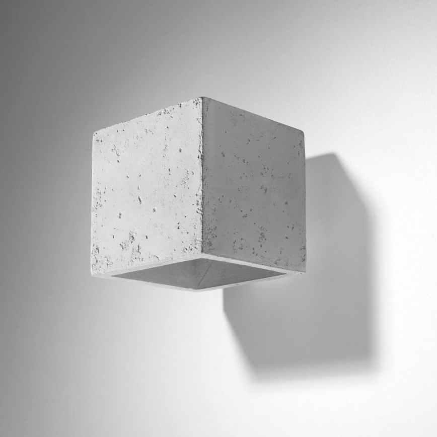 Vægspot QUAD 1xG9/8W/230V beton