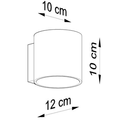 Vægspot ORBIS 1xG9/40W/230V bøg